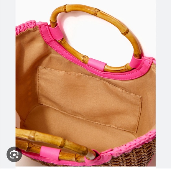 NWT Lilly Pulitzer Mini Grotto Cane Tote - Picture 4 of 10